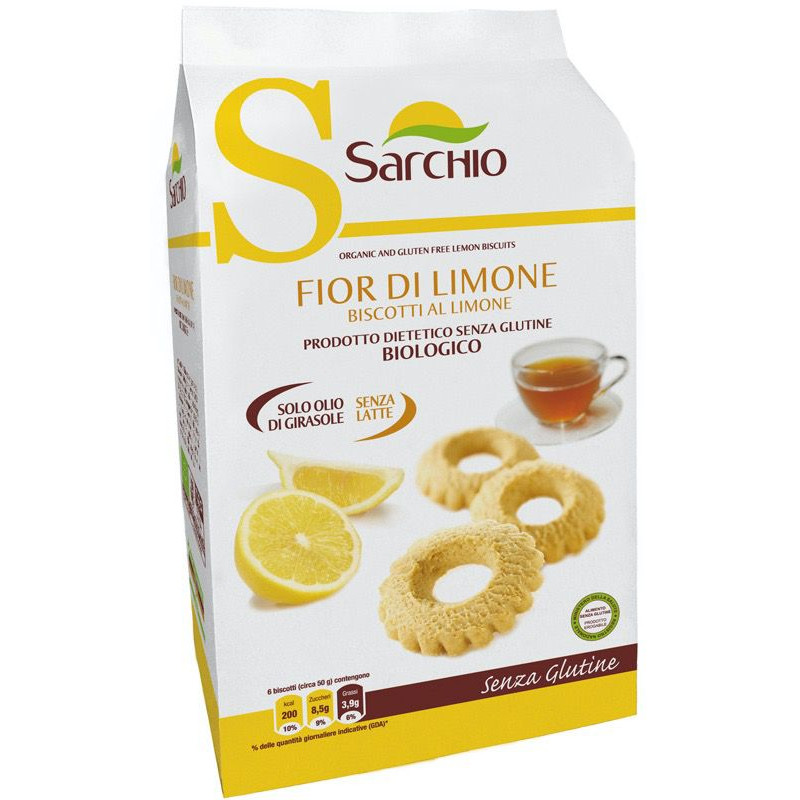 GALLETAS DE LIMÓN SIN GLUTEN BOLSA 200g